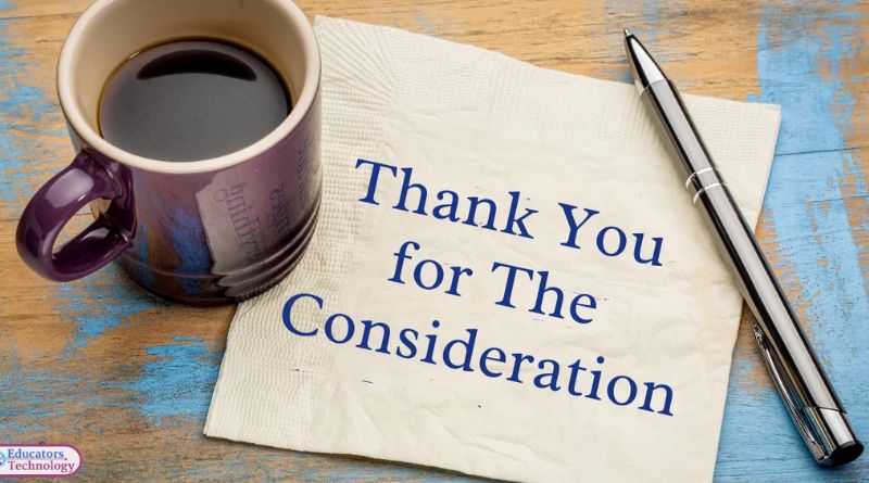 Thank You for Your Consideration: The Power of Gratitude in Professional Communication